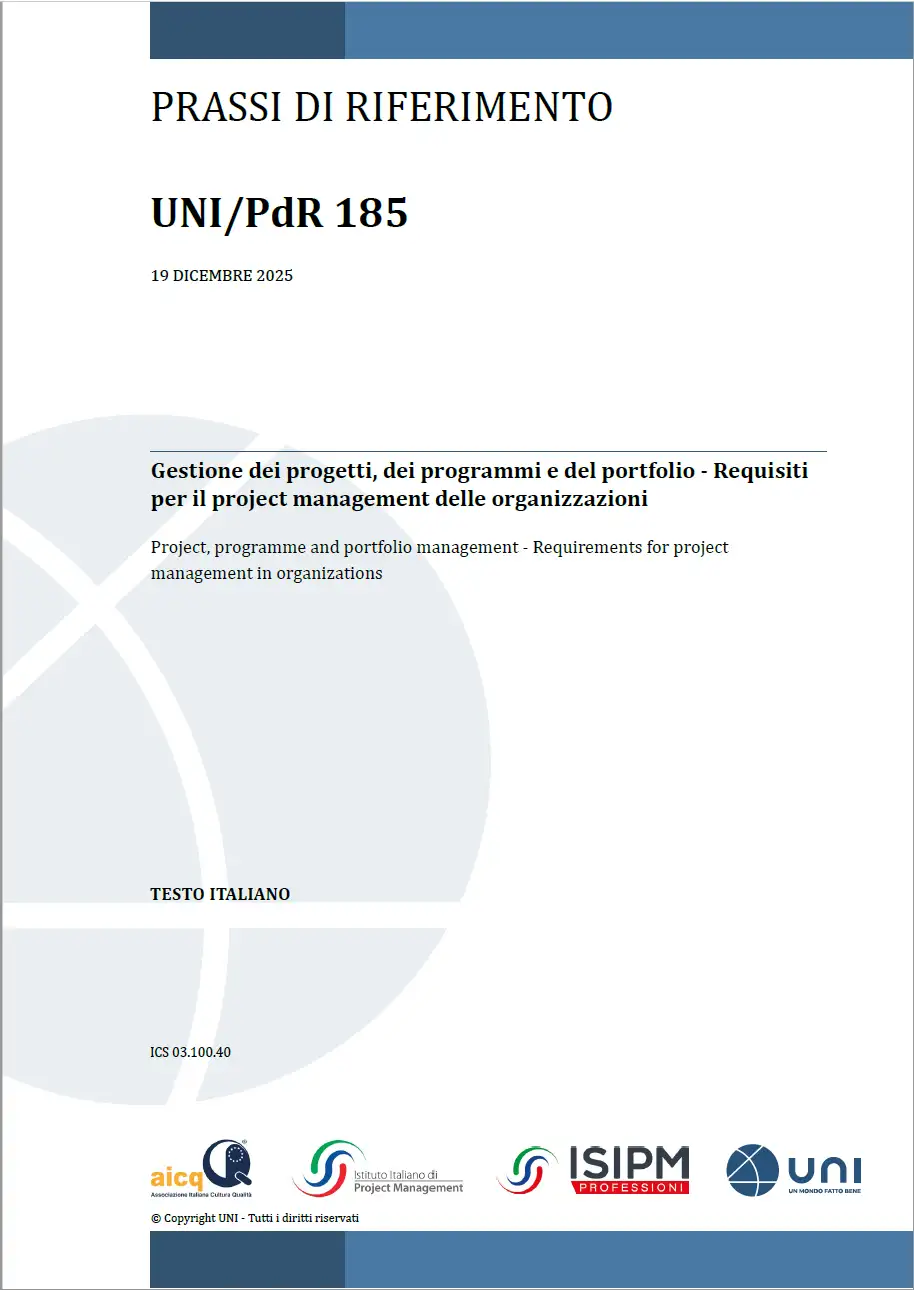 UNI PdR 185_2025